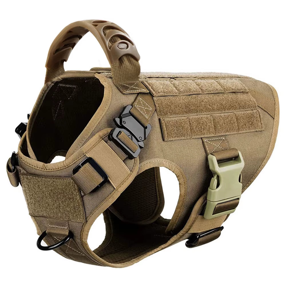 Military Tactical Dog Harness – Heavy Duty Training Vest for Large Dogs
