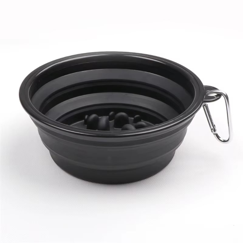 Foldable Travel Dog Bowl – Portable Food & Water Feeder for Small and Large Dogs (350ml/1000ml)