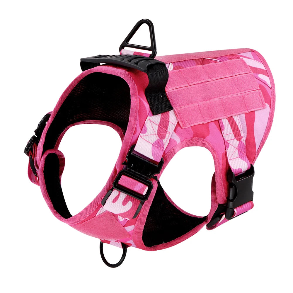 Military Tactical Dog Harness – Heavy Duty Training Vest for Large Dogs