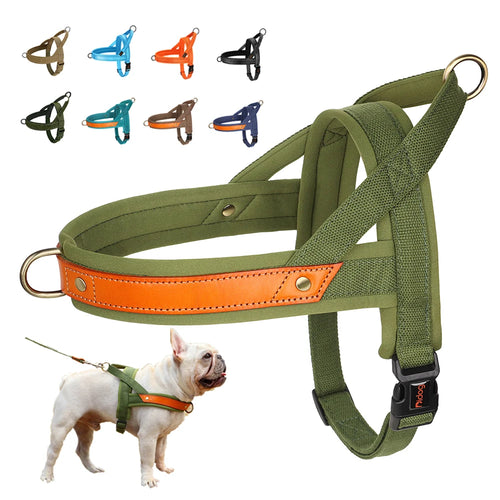 All-Size No Pull Dog Harness – Soft Padded Vest for Bulldogs & Other Breeds
