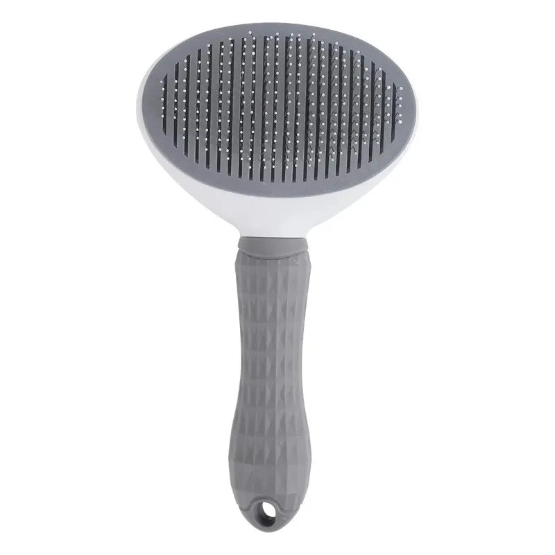 Premium Stainless Steel Pet Grooming Brush and Comb for Cats and Dogs - Ideal for Long Hair Care and Maintenance