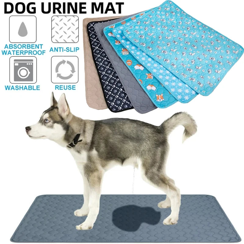 Reusable Dog Pee Pad Blanket – Washable Absorbent Puppy Training Mat & Pet Seat Cover