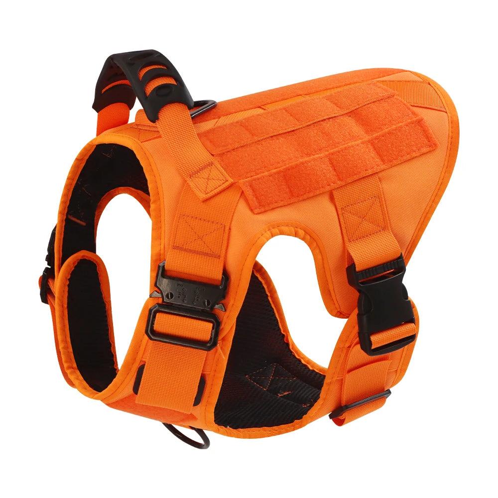 Military Tactical Dog Harness – Heavy Duty Training Vest for Large Dogs
