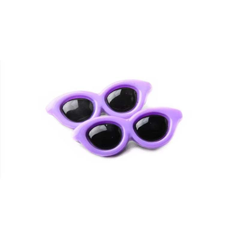 Heart-Shaped Pet Sunglasses Hair Clip – Cute Bow Hair Accessory for Dogs & Cats